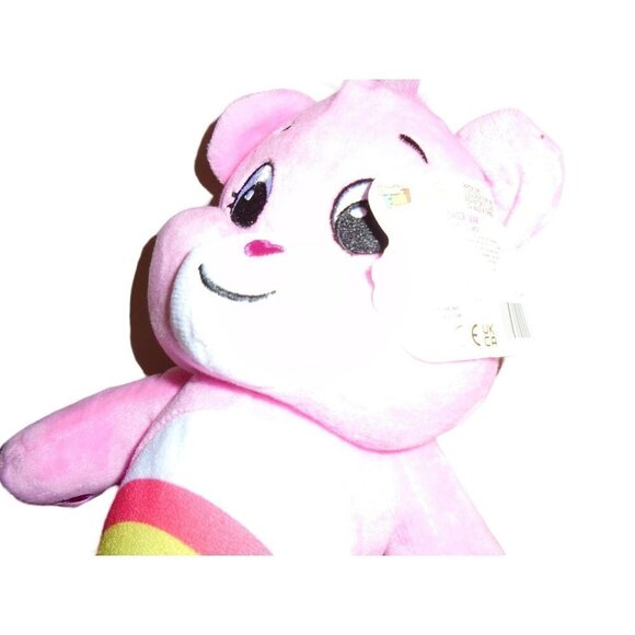 Care Bears Plush Toy "Cheer Bear" More To Cheer Bear Pink and Multicolor - 12 in - Picture 4 of 7